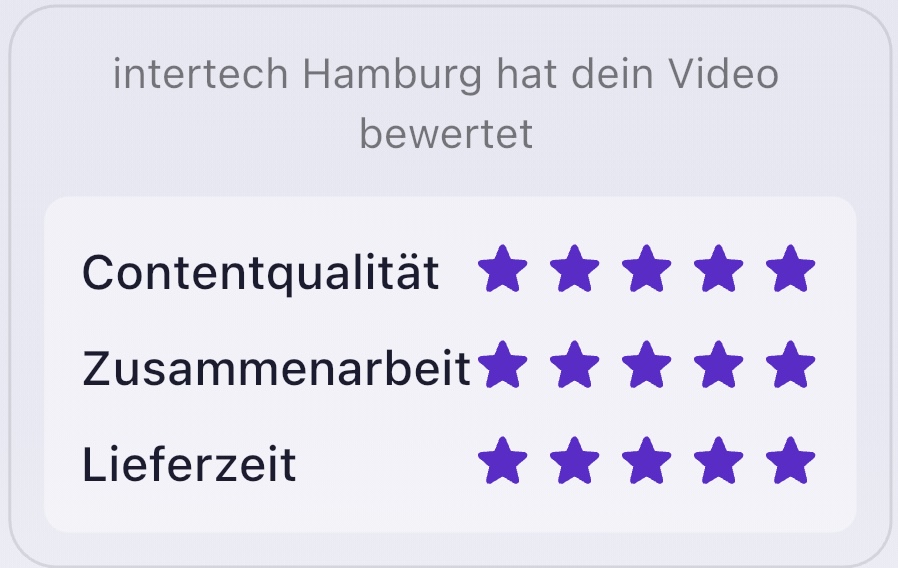 Bewertung intertech Hamburg